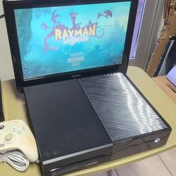 Xbox One With Wired Controller And Power Brick
