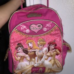 Backpack Of Princess- Mochila De Princesas Con Rueditas 