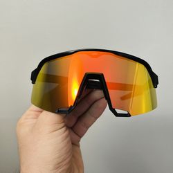 One NEW Polarized 100% Brand Sport Glasses Baseball/ Softball/ Golf/ Cycling