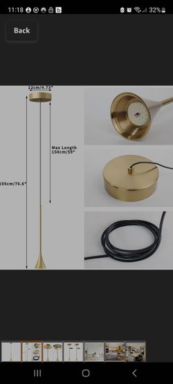 IESTARING Dimmable LED Ceiling Pendant Lighting
