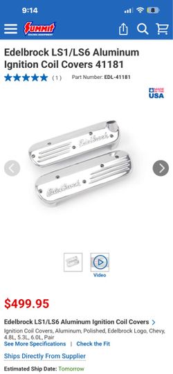 Edelbrock LS coil covers part#41181
