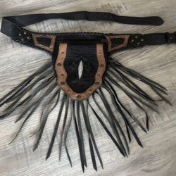 Leather Wallet-Pouch Belt 💼 