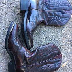 Lea Vamp Fox Mens 10.5 Cowboy Boots