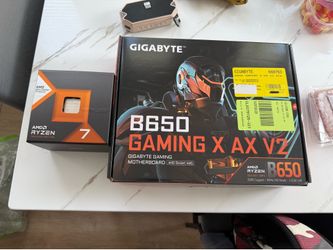 Ryzen 7 7800x3d combo with Gigabyte B650 Gaming x AX V2 ATX Motherboard, AM5