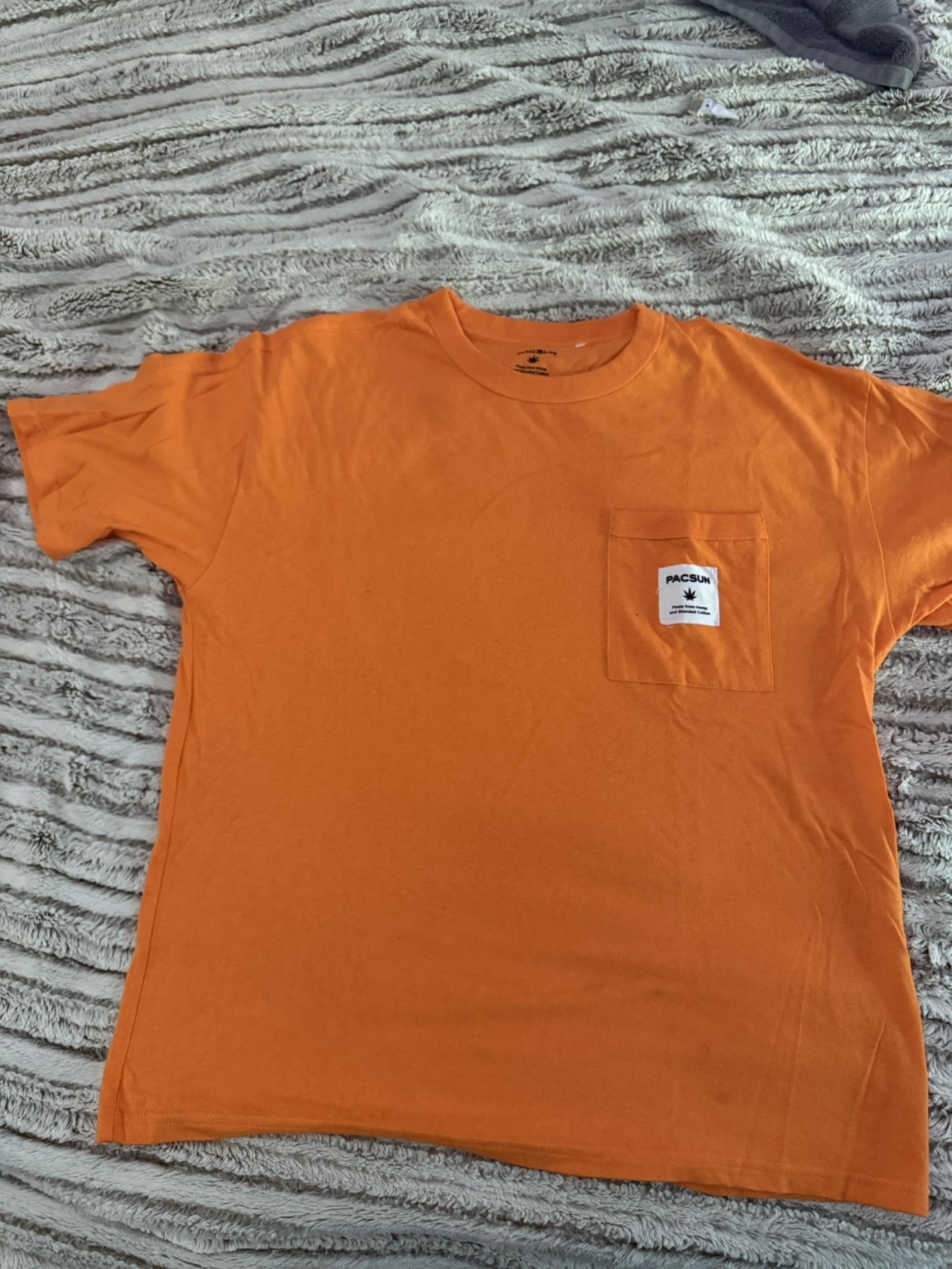 Pacsun Men’s Orange Hemp T Shirt