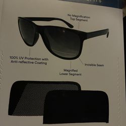 Pack Of 2 Sunglasses With 2 Cases +1.50 Or +2.75