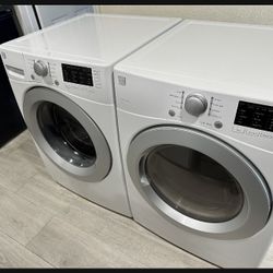 Kenmore Washer And Dryer Set White Working Good