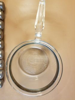 VINTAGE GLASS PAN