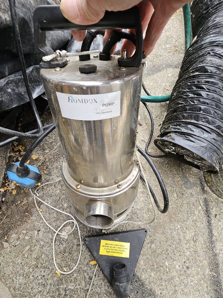 Strong Stainless Steel Sump Pump