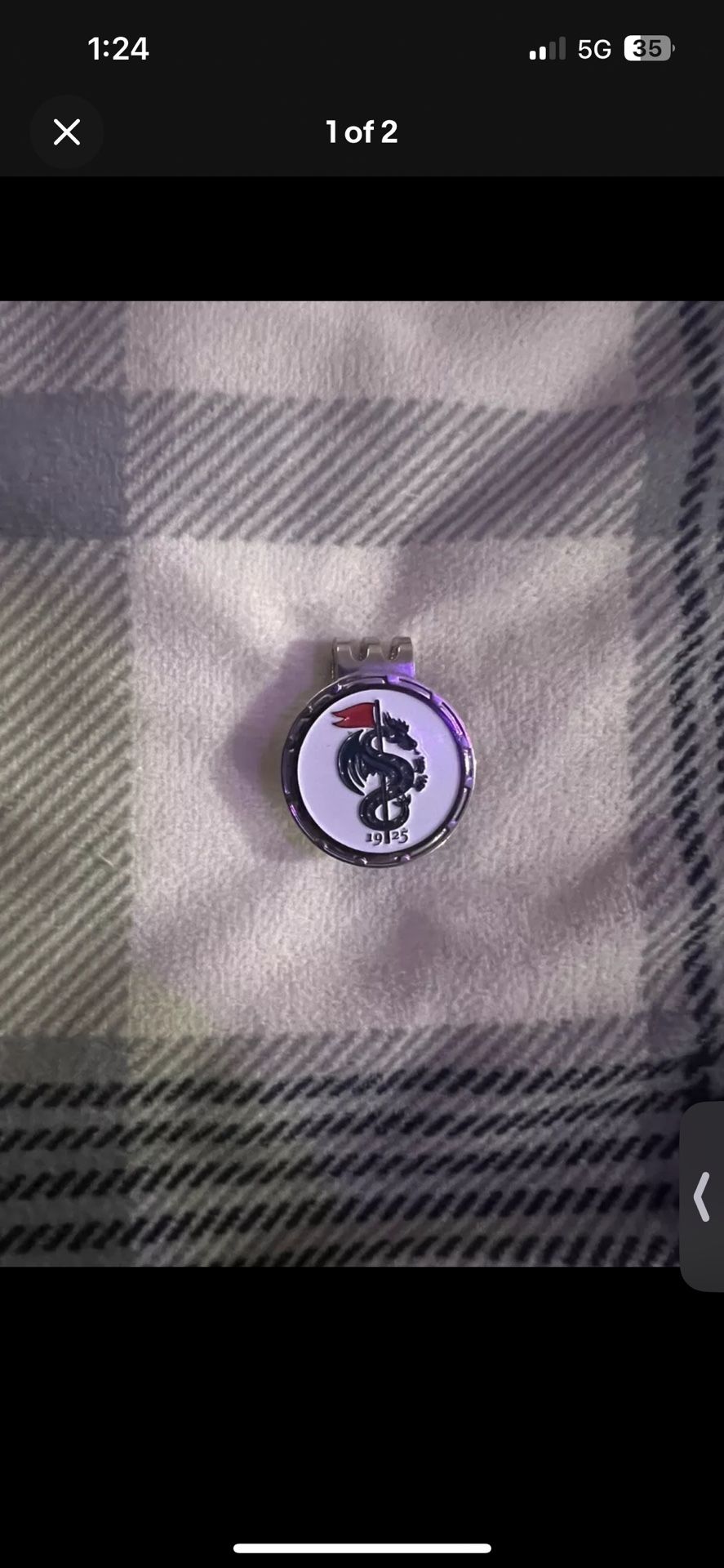 Monterey Peninsula Country Club Golf Ball Marker