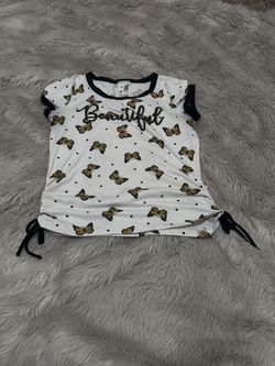 Girls Butterfly Tee