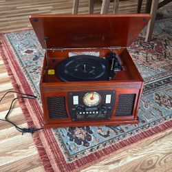 Victrola quincy 6 in 1 3 speed record played