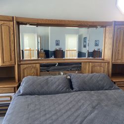 Oak Bedroom Set - King