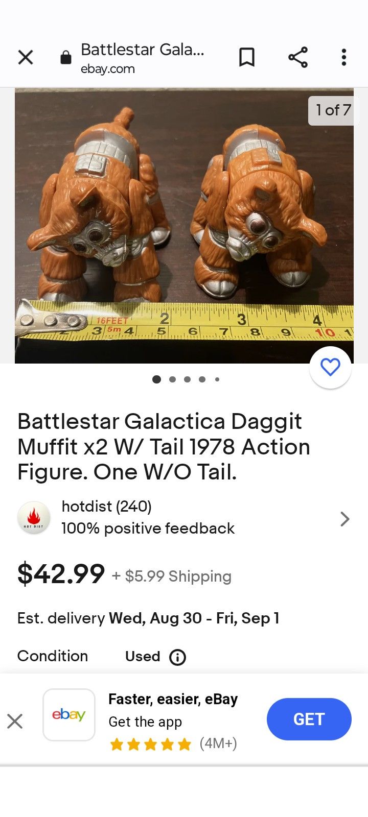 Battle Star Galaxy's Monkey Figure No Tail