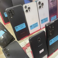 All Unlocked Clean With Warranty And Charger Start From $79 @ 12811 N Nebraska Ave, Tampa 33612