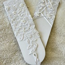 Lace Fingerless Gloves Bride Wedding Formal Party