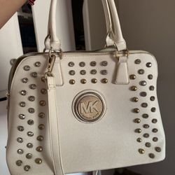Michael Kors White Purse Or Satchel