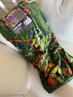 Ninja Turtle Blanket NWT
