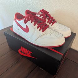 Jordan 1 Low Varsity Red Sz 10.5