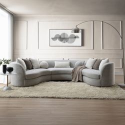 Grey Sectional Onsale $5200 Onsale For $2699 