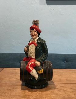 Vintage Handpainted Vinegar Bottle From Sonoma