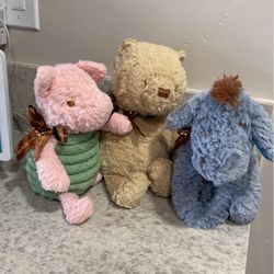 Classic Winne The Pooh, Piglet And Eeyore 