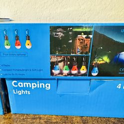 Doukey Portable Camping Lanterns [4 Pack] LED Tent Lanterns Emergency Light for Backpacking, Hiking, Hurricane Outage