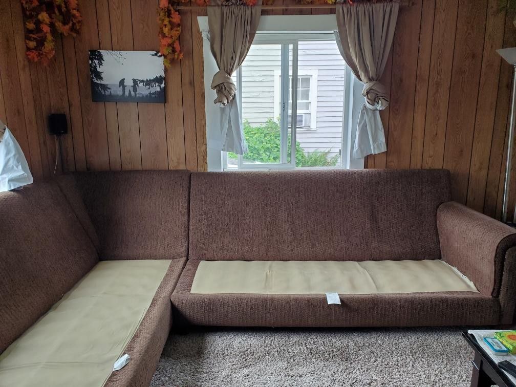 Two piece sectional couch