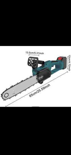 12-Inch 21V battery powered Chainsaw Cordless kit, 5Ah Battery and charger included