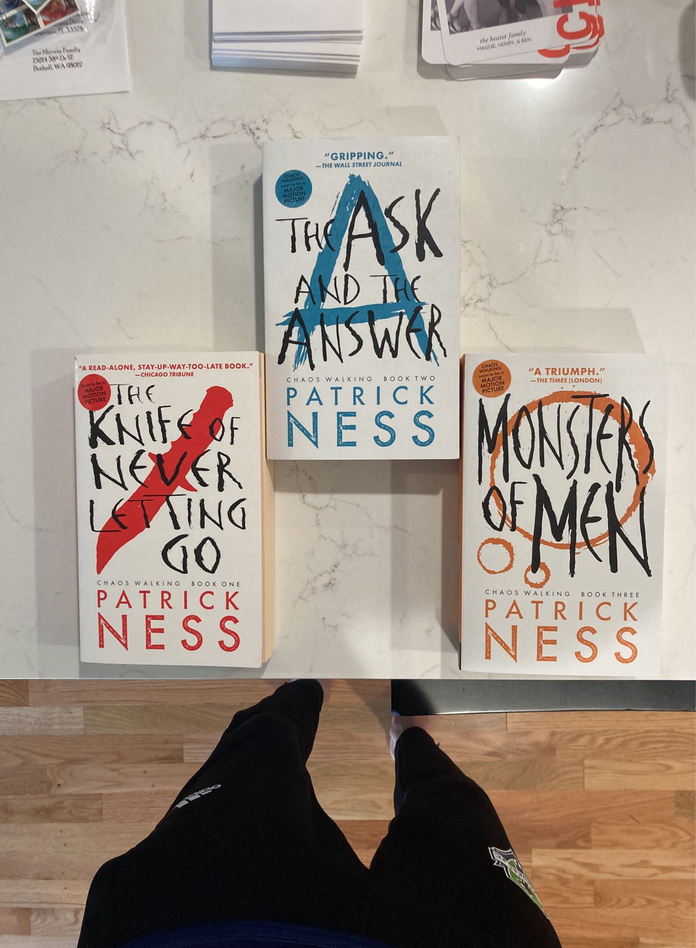 Patrick Ness Chaos Walking Series