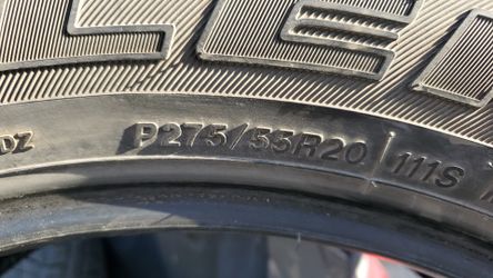 Tire 275/55/20