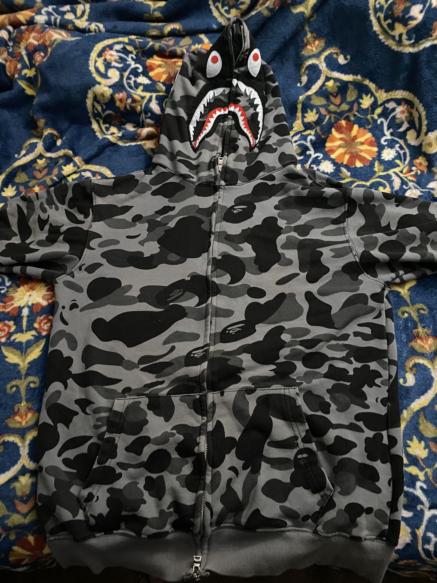 Gray Bape Hoodie (L)