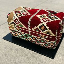 Turkish Floor Cushion/ Ottoman/ Armrest/ Etc! 
*Price Reflects Some Minor Wear*
