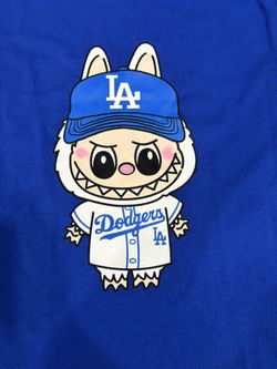 ⚾️  ⚾️  Dodgers T shirt Top Labubu KIDS L  👕 👕 