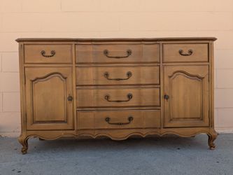 French Provincial Wood Buffet Sideboard