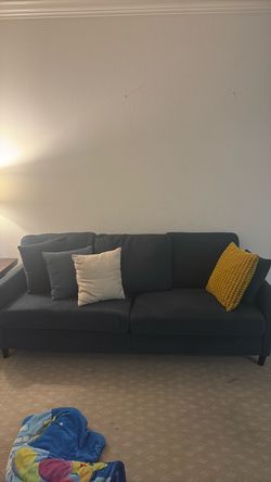 navy blue couch