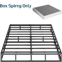 Full Box Spring, 9 Inch Box Spring Full Size Bed, Easy Assembly, Full Size Box Spring, Heavy Duty Metal Steel, Noise Free