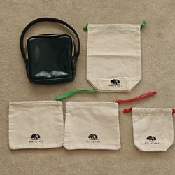 Moving sale! Sephora Dark Green Travel Bag,cosmetic handbag,Origins storage bags