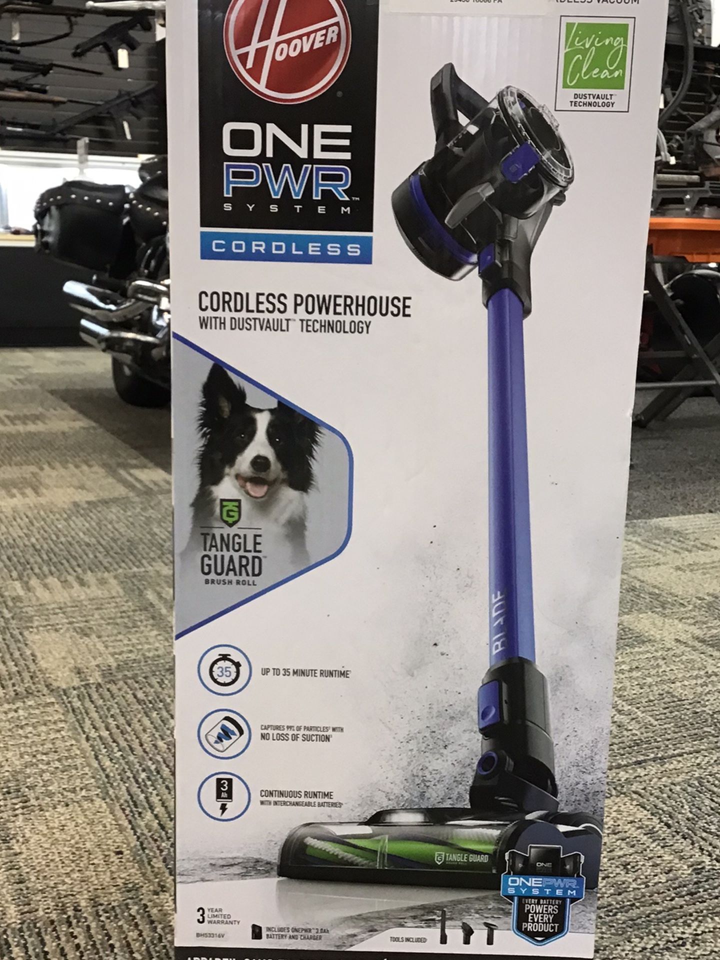  Hoover One Pwr System Cordless Vacuum 