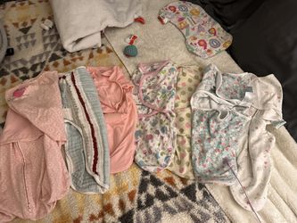 Baby Swaddles 0-3 Months Amazing Condition. One Of Them 3 To 6 Months