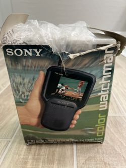 SONY COLOR WATCHMAN FDL-3105 3” TFT TV - UNUSED ORIGINAL PACKAGING AM/FM STEREO