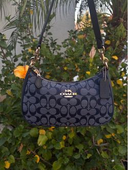 Coach dark blue bag
