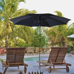 30-8 C-Hopetree 11 ft Outdoor Patio Market Umbrella with Tilt