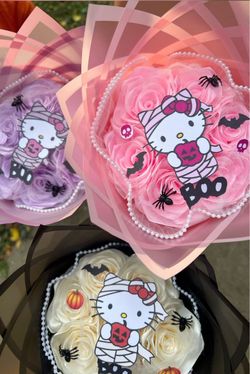 Hello Kitty Halloween  Flower Bouquets
