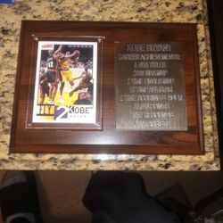 R.I.P Kobe Bryant Plaque