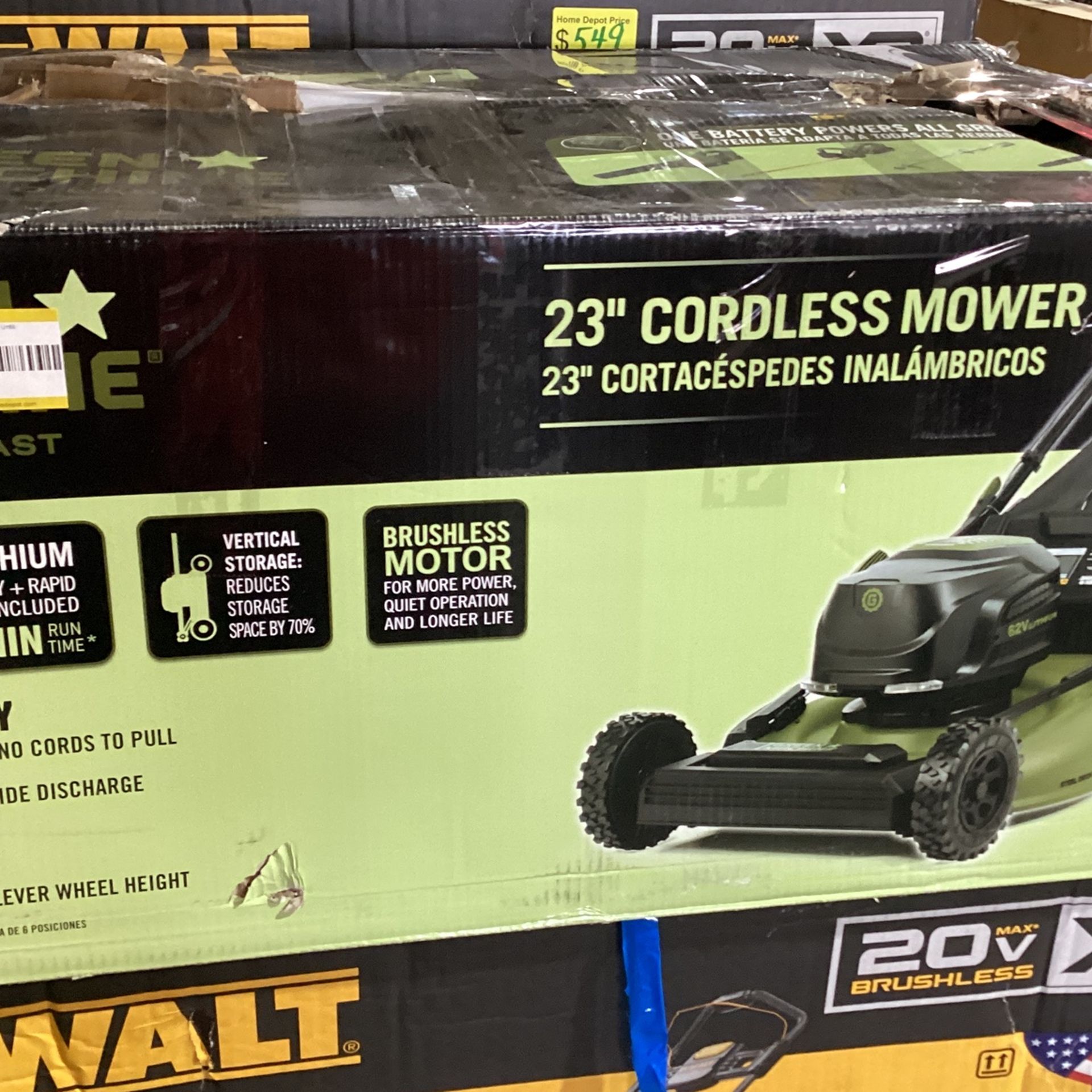 Green Machine High Wheel Push Mower