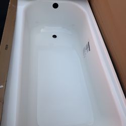Bootz Industries Maui 60 in. x 30 in. Alcove Soaking Bathtub with Left Drain in White