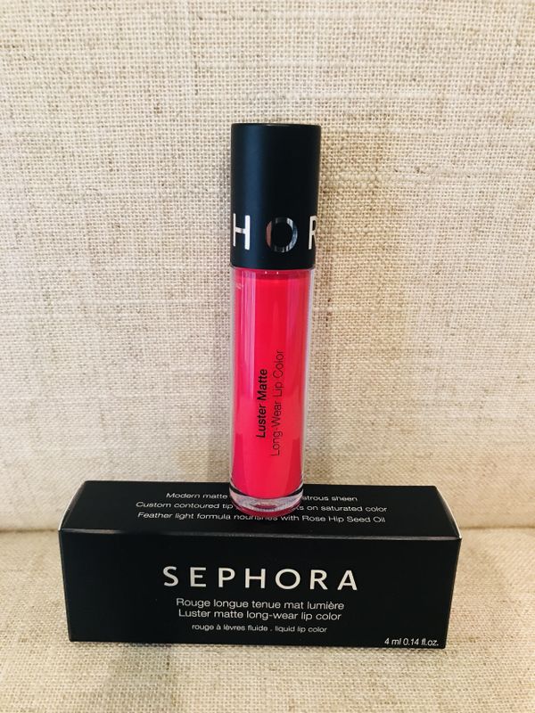 Sephora Liquid Luster Matte Long Wear Lip Color In Rose