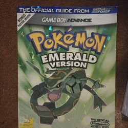 Pokémon Emerald Guide W/ Poster