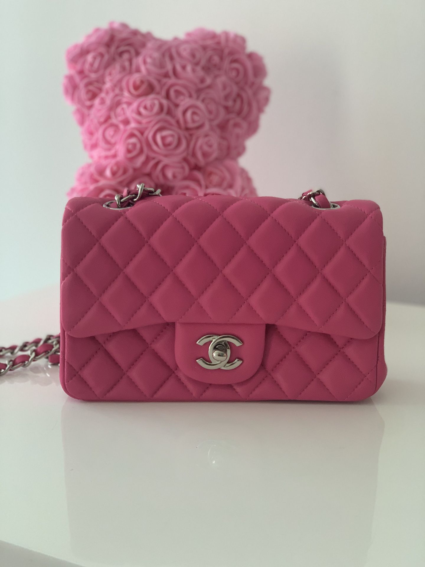 Bubble pink quilted Chanel